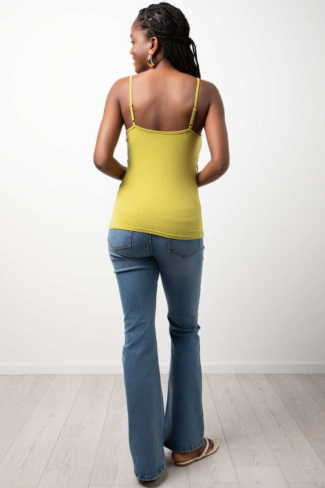 Fitted Cami Yellow (2)