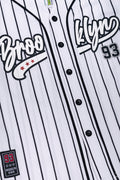 Baseball Button Through Top White (1)