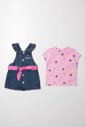 Denim Pinni Set Pink (2)