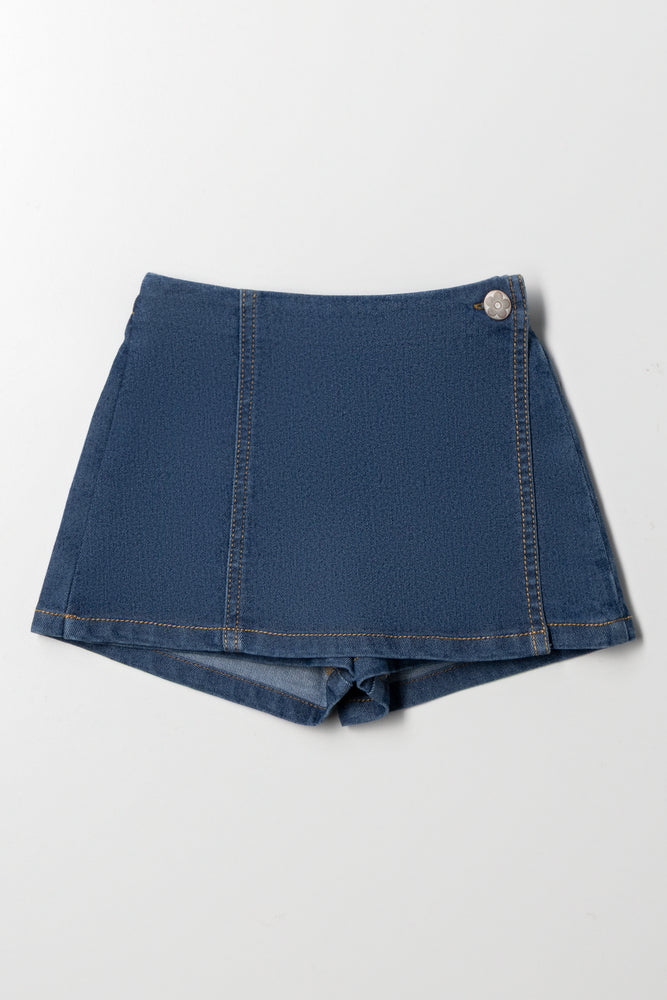 Denim Skort Blue
