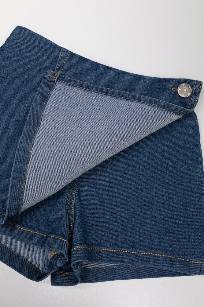 Denim Skort Blue
