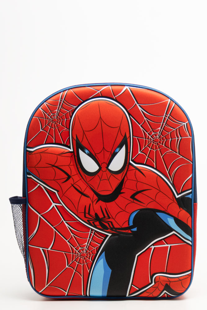 Spider-Man Debossed Back Pack Red