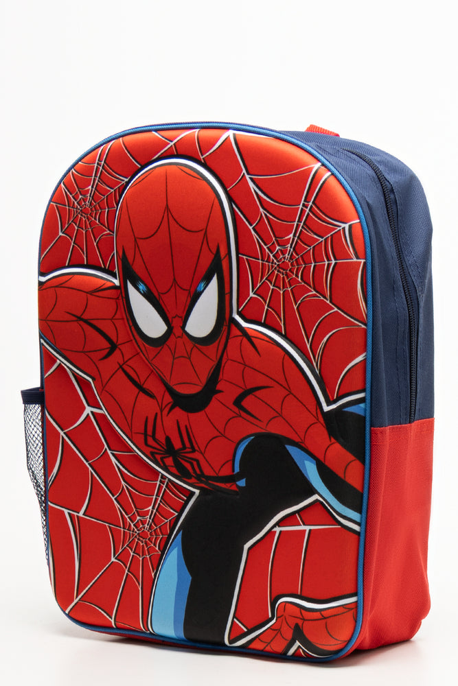 Spider-Man Debossed Back Pack Red