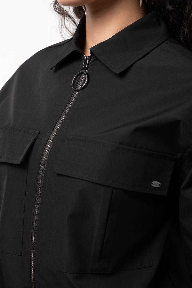 Utility Jacket Black (3)