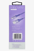 Premio Braided USB Cable 1.8M Purple (3)