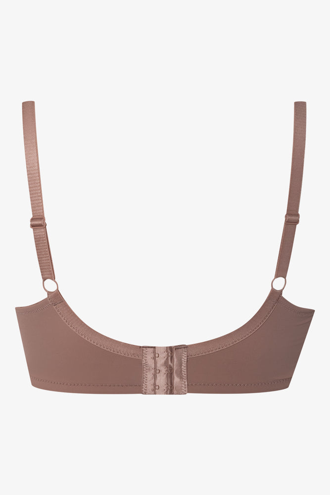 Plus Size 2 Pack T-Shirt Bra Natural And Brown (3)