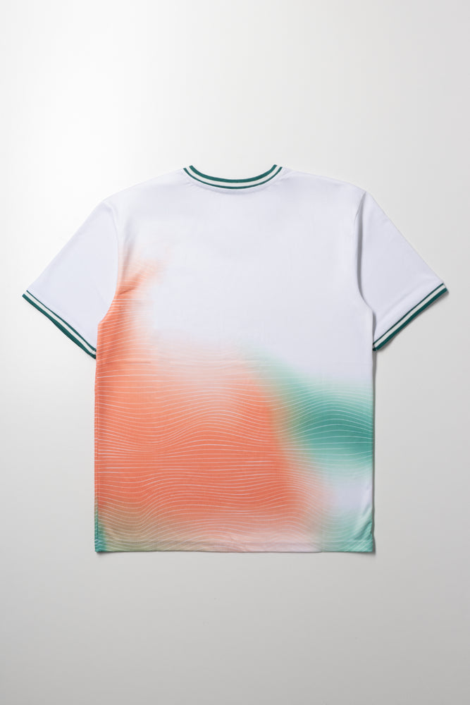 Ombre Sporty Short Sleeve T-Shirt Orange (3)