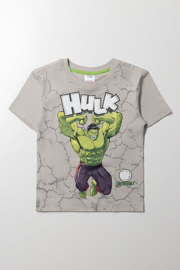 Hulk Short Sleeve T-Shirt Light Grey