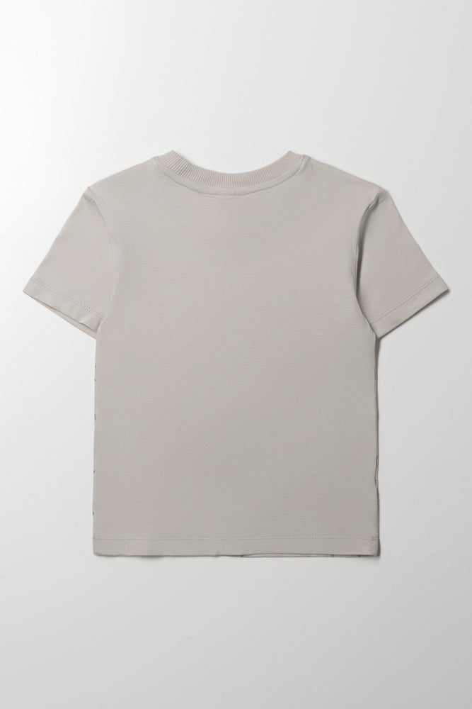 Hulk Short Sleeve T-Shirt Light Grey (2)