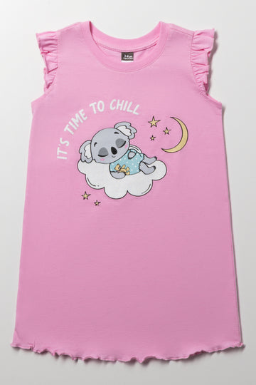 Koala Sleepshirt Pink