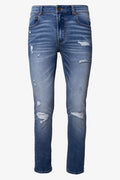 Ripped Skinny Denim Jeans Blue