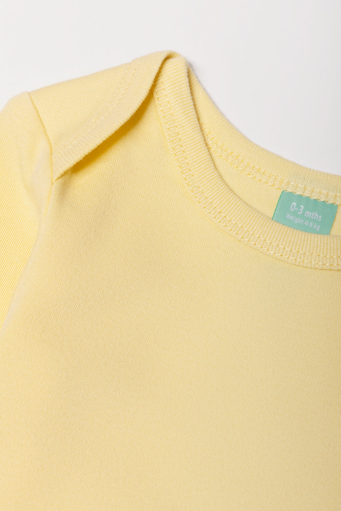 Yellow Long Sleeve Bodysuit (1)