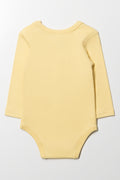 Yellow Long Sleeve Bodysuit (3)