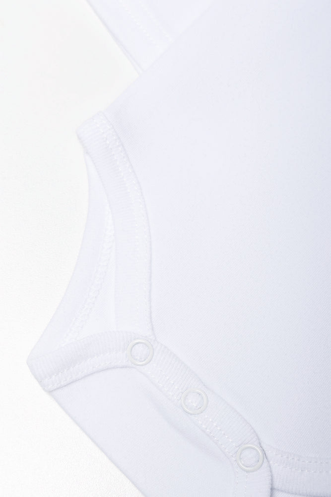 White Long Sleeve Baby Vest (2)