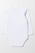 White Long Sleeve Baby Vest (3)