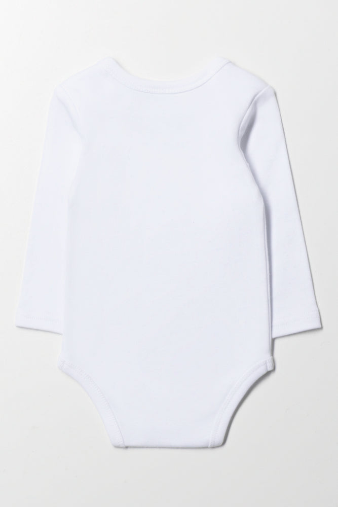 White Long Sleeve Baby Vest (3)