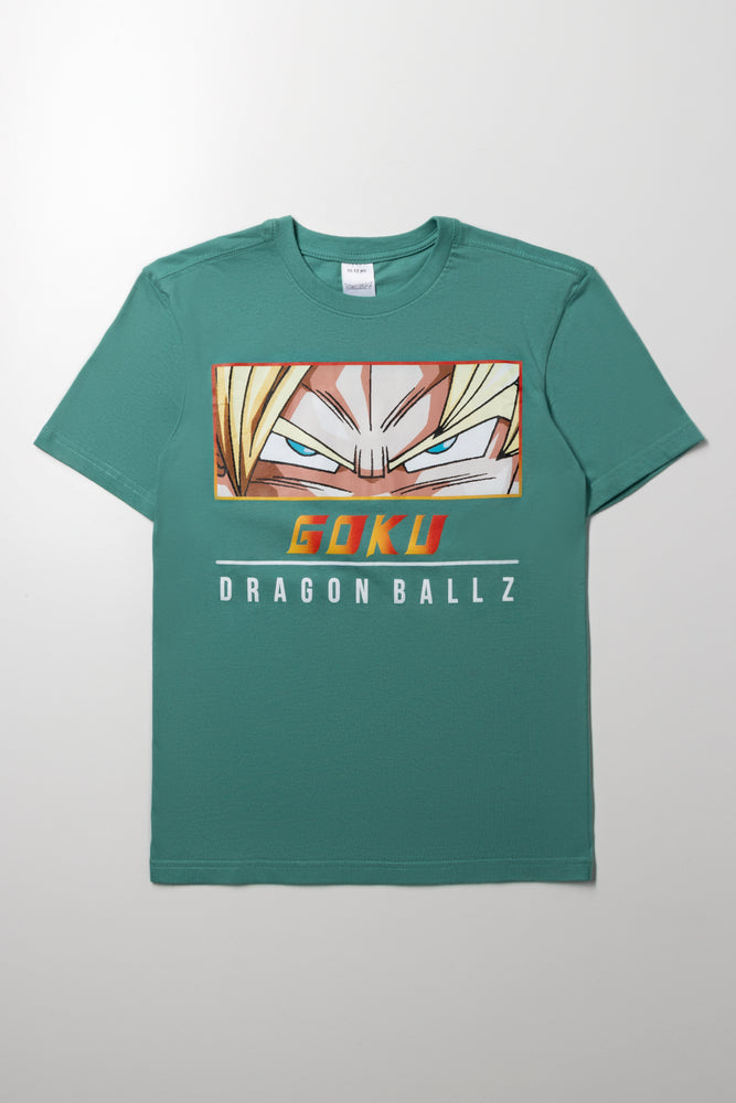 Dragon Ball Z Short Sleeve T-Shirt Teal