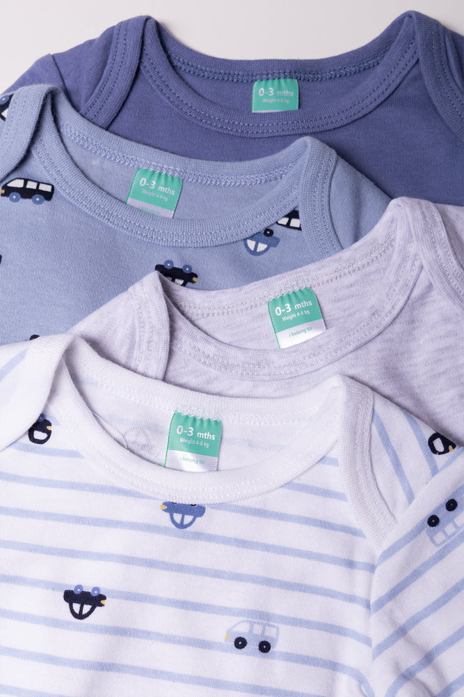 4 Pack Vests Blue (1)