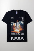 Nasa Short Sleeve T-Shirt Navy