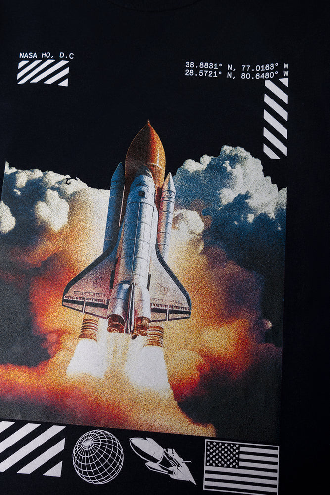 Nasa Short Sleeve T-Shirt Navy
