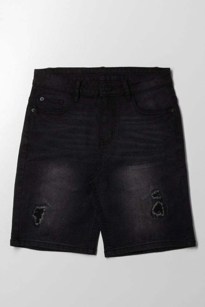 Denim Shorts Black