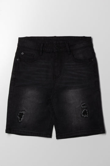 Denim Shorts Black