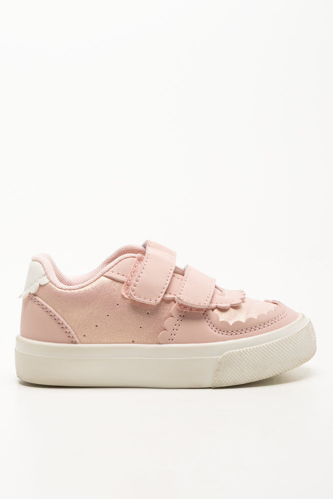 Scalloped Sneakers Pink