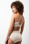 2 Pack Seam Free Bralette Navy & Natural (3)