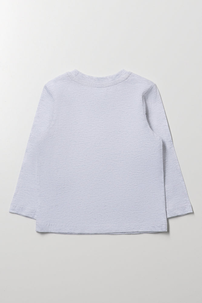 Long Sleeve T-Shirt Light Grey (2)