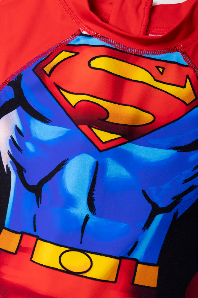 Superman Swimsuit Blue And Red (1)