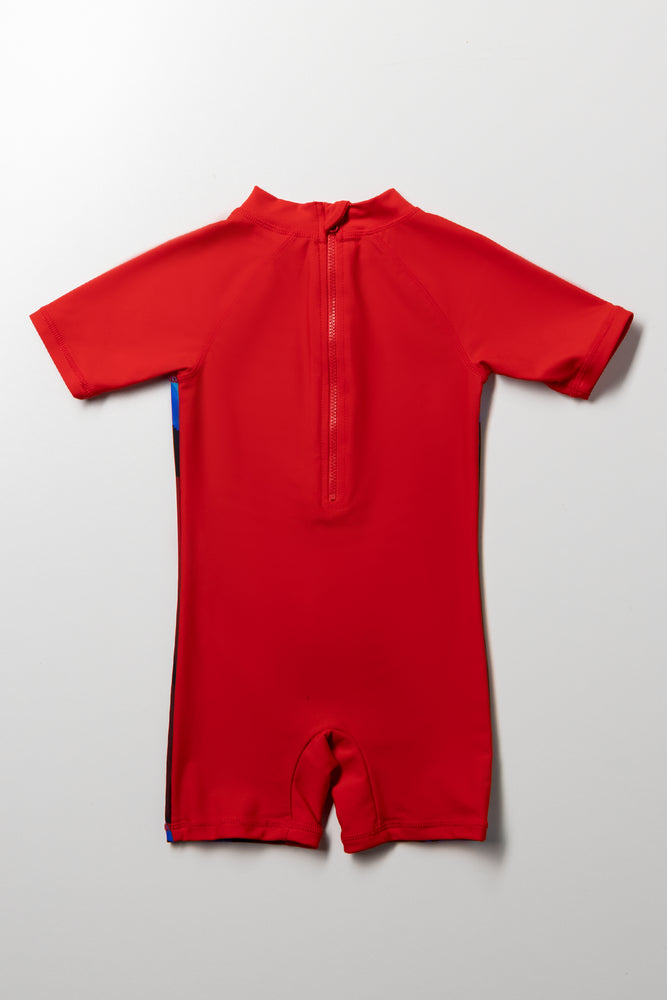 Superman Swimsuit Blue And Red (3)