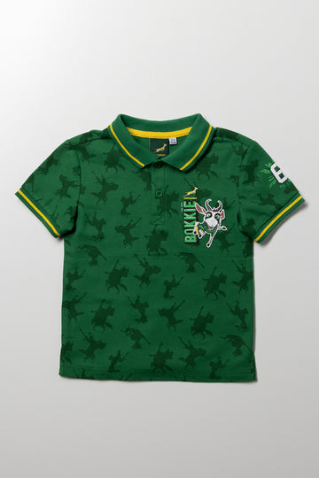 Bokkie Short Sleeve Golfer Green