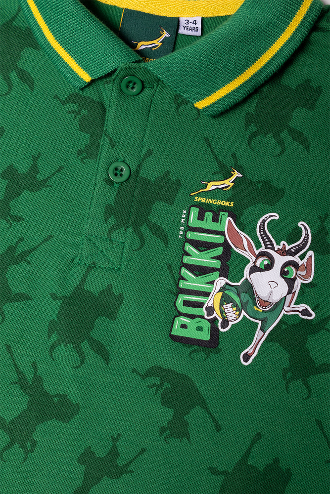 Bokkie Short Sleeve Golfer Green