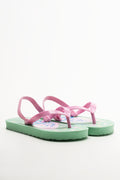 Butterfly Flip Flops Aqua