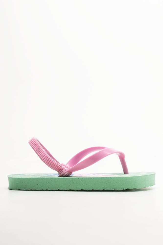 Butterfly Flip Flops Aqua