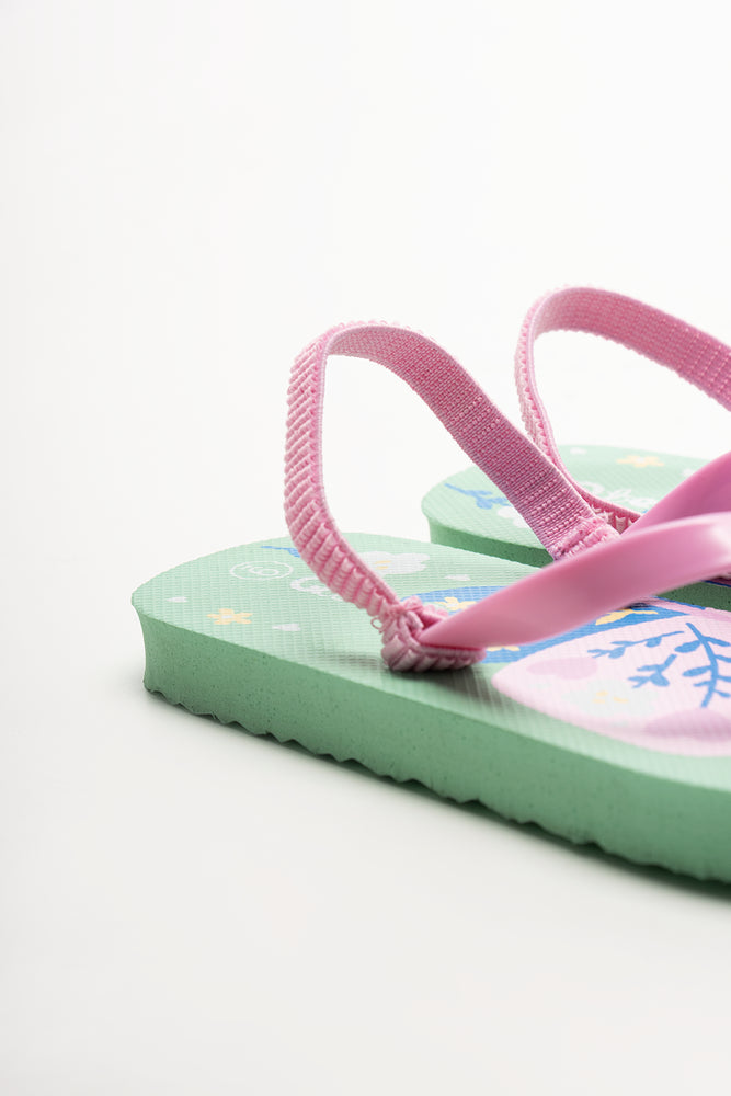 Butterfly Flip Flops Aqua (3)