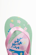 Butterfly Flip Flops Aqua (4)