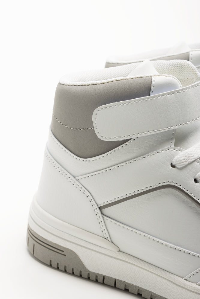 Skate High Top Sneakers White (3)