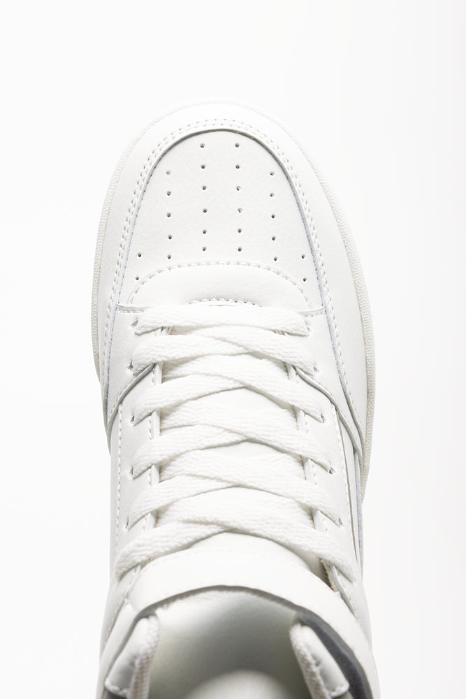 Skate High Top Sneakers White (4)