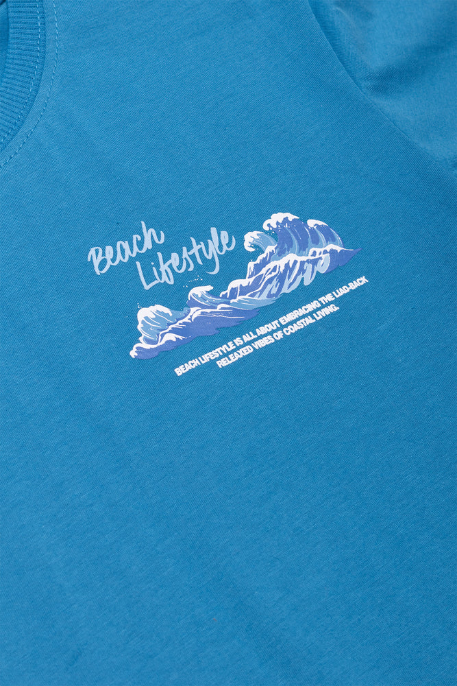Short Sleeve T-Shirt Blue