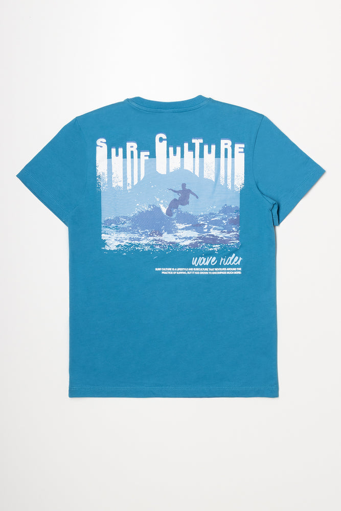 Short Sleeve T-Shirt Blue (3)
