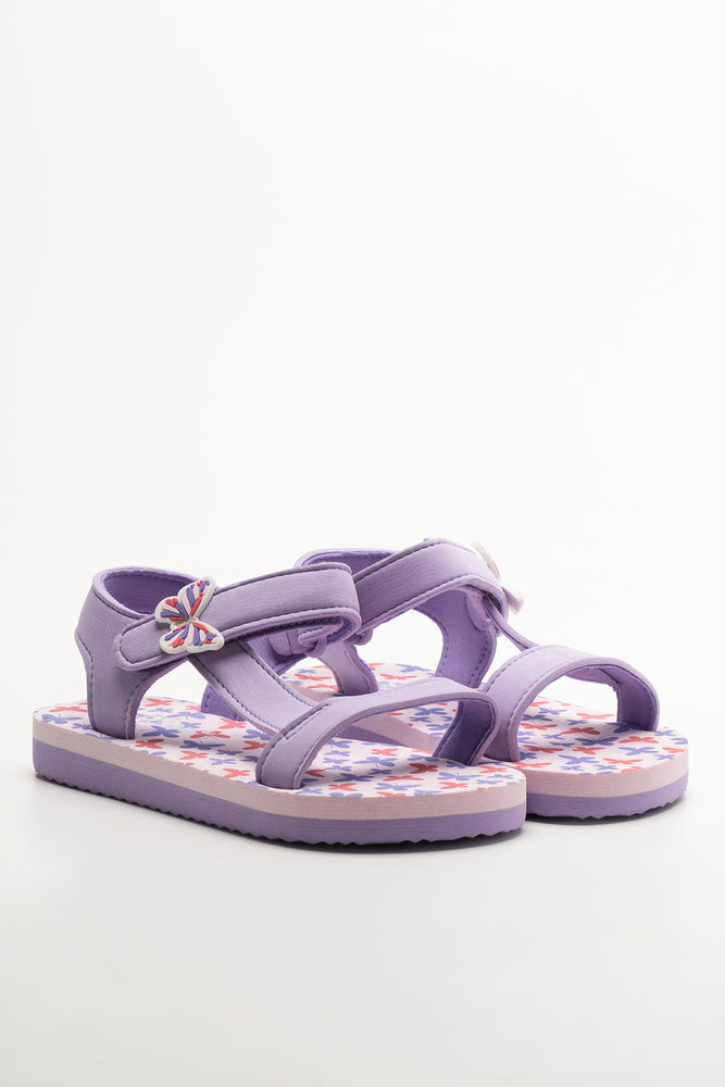 Butterfly Sandals Lilac
