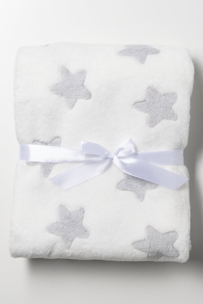 Stars Blanket White