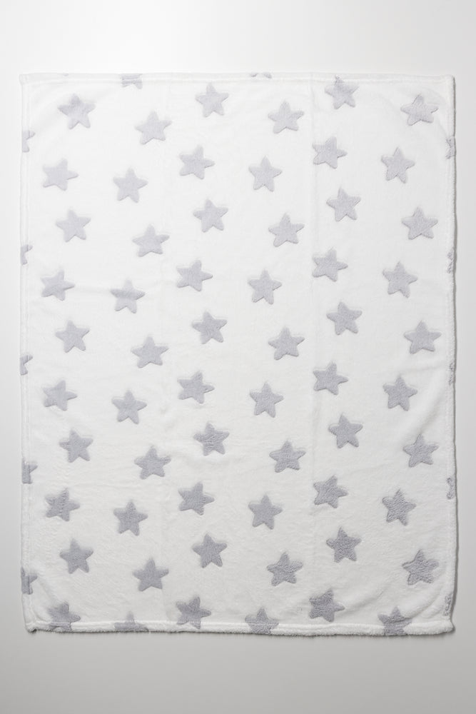 Stars Blanket White (2)