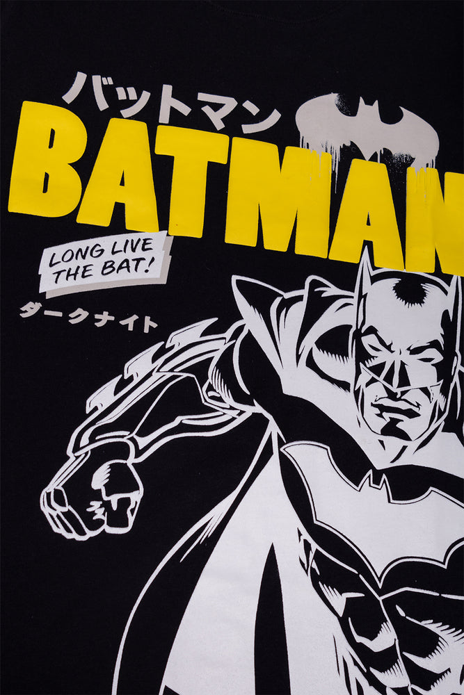 Batman Short Sleeve Pyjamas Black