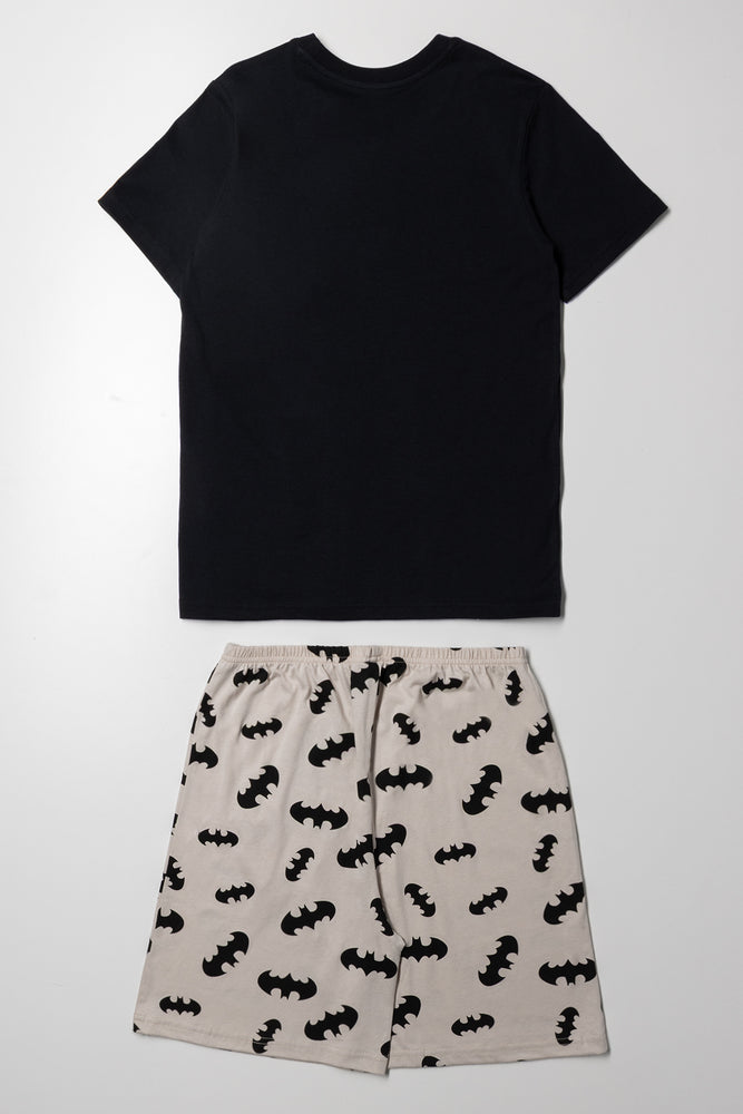 Batman Short Sleeve Pyjamas Black (3)