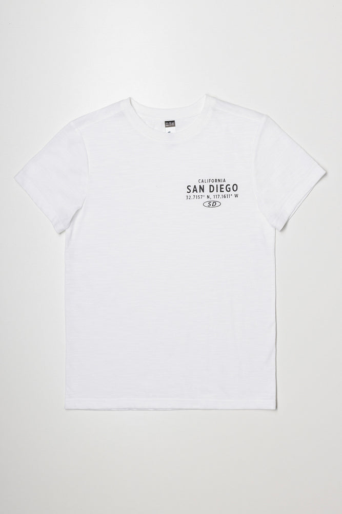 San Diego Short Sleeve T-Shirt White