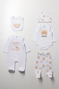 5 Piece Set White