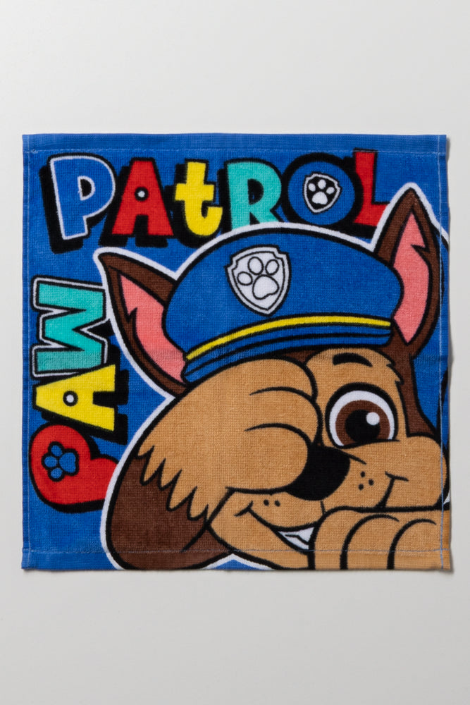 Paw Patrol Face Cloth Blue
