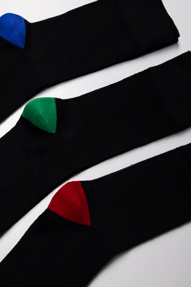 3 Pack Socks Black (1)
